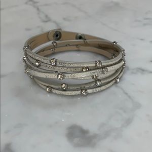 Faux Leather Wrap Bracelet